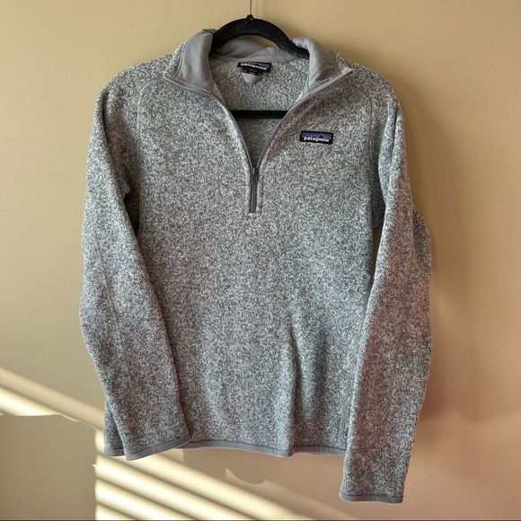 Patagonia Sweaters - Patagonia Women’s Gray Better Sweater Quarter Zip Pullover Small